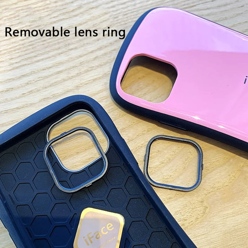 Case For iPhone 17 Pro Max 16 Plus 17 Air iFace Classic Smooth Glossy Armor Shockproof Luxury Back Plastic Silicon Cover Coque