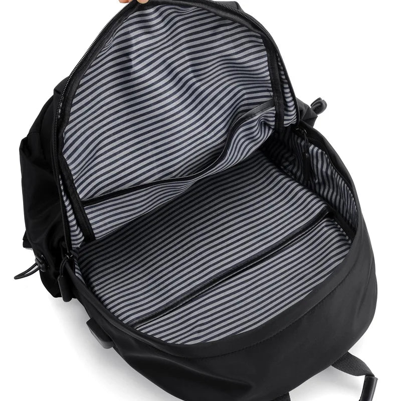 Casual Backpack Men's Travel Trendy College Student Schoolbag Fashion Korean Version Travel Bag