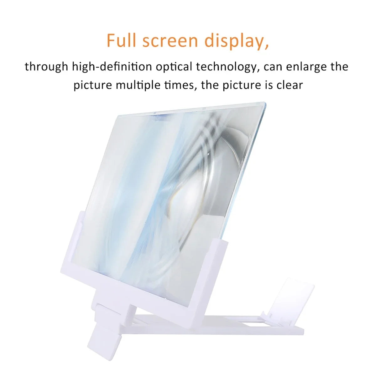 14 Inch Mobile Phone Screen Amplifier 3D Magnifying Glass Stand Magnifier HD Video Amplifier Phone Stand Enlarged Screen Bracket