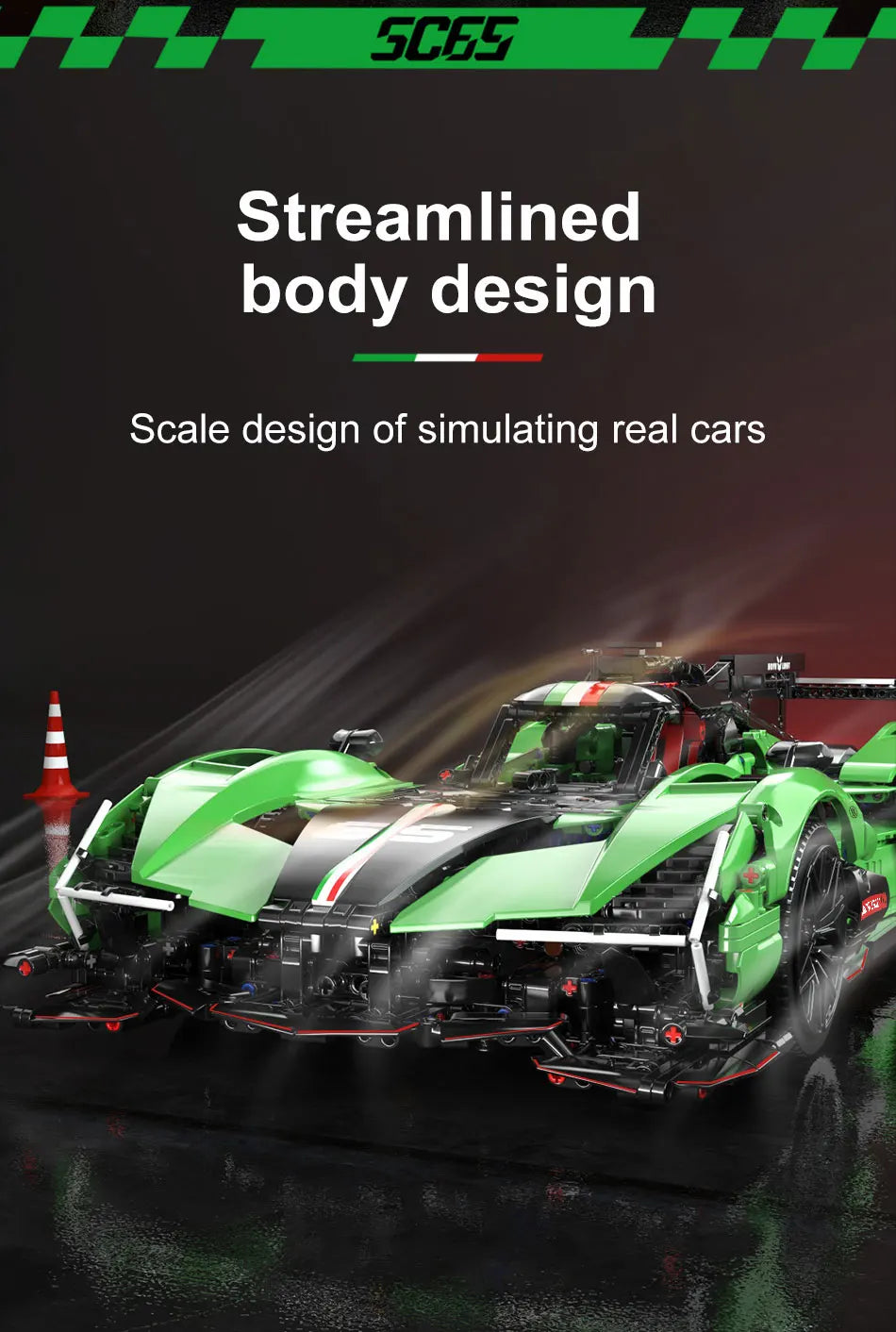 2980pcs MOC Technical Sports Car Building Blocks Model Racing Bricks Assembling Toys for Kids Adults Christmas Gift Set