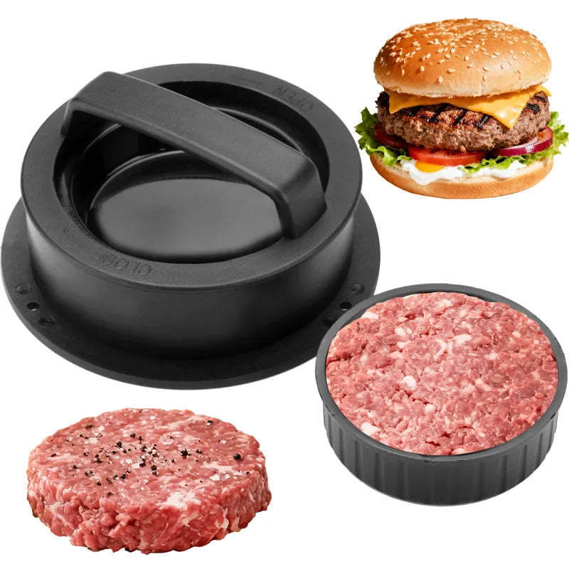 Round Hamburger Burger Press Beef Grill Food-Grade Hamburger Helper Meat Press Cutlets Patty Maker Mold Kitchen Gadgets