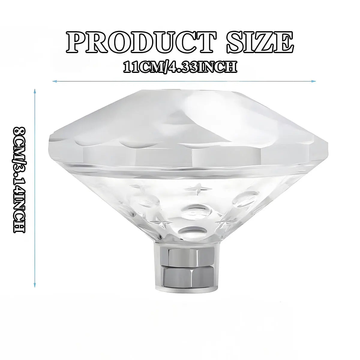 Floating Underwater Light RGB Submersible LED Disco Light Glow Show Swimming Pool Hot Tub Spa Lamp Bath Light