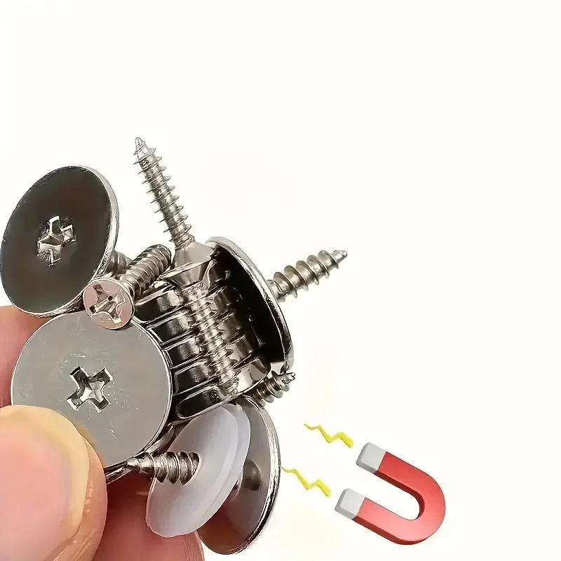 Cabinet Door Magnet Catches Round Metal Magnetic for Wardrobe Hidden Closing Magnetic Door Catch Closer for Furniture Hardware
