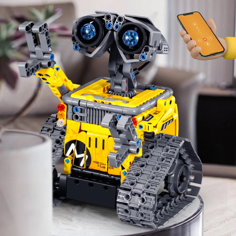 Technical City MOC 4 IN 1 560pcs RC Robot Model Building Blocks Creative DIY Transformation Robot Bricks Toys For Children Gifts