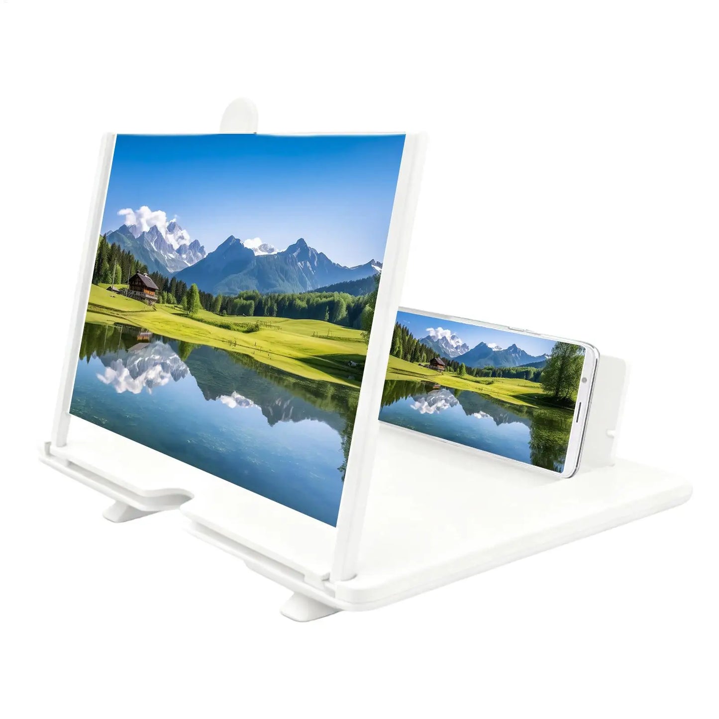 Screen Magnifier HD Phone Screen Video Magnifier Multi Functional Screen Amplifier For Phone Holder Desktop Enlarged Screen