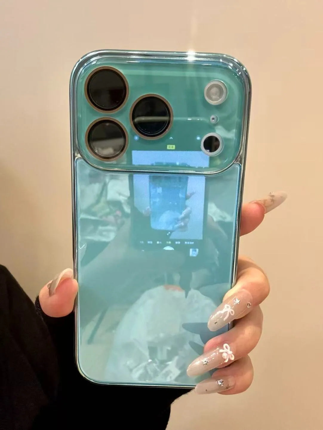 Luxury Tempered Glass Camera Protection Case for iPhone 17 16 15 14 13 12 11 Pro Max Plating Bumper Shockproof Hard Back Cover