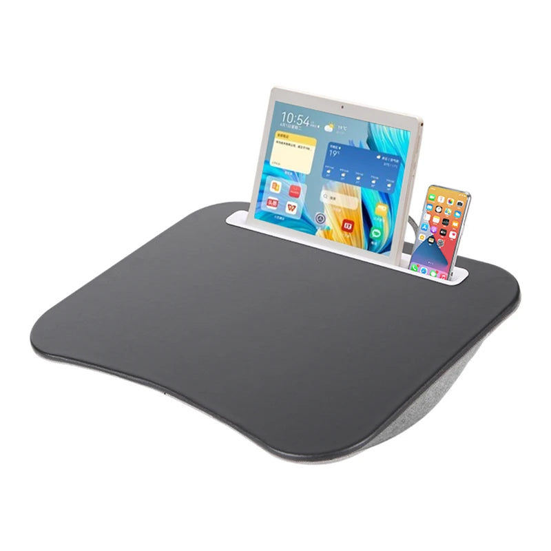 MUMUCC Multifunctional Laptop Desk With Cushion and Filled with Foam Particles, Small Pillow Table, Hard Mouse Pad Large