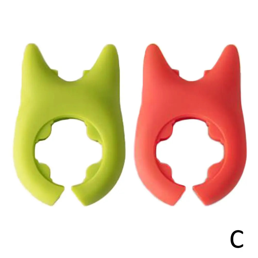 Portable Silicone Anti-overflow Pot Lid Clip Anti-scalding Spoon Holder Support Rack Kitchen Universal Spatula Bracket Clip