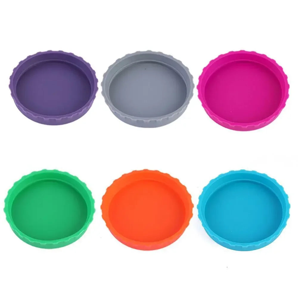 6Pcs Silicone Soda Can Cover Lids Reusable Silicone Soda Can Lids Beer Can Covers Pop Can Covers Spill Proof Silicone Can Covers