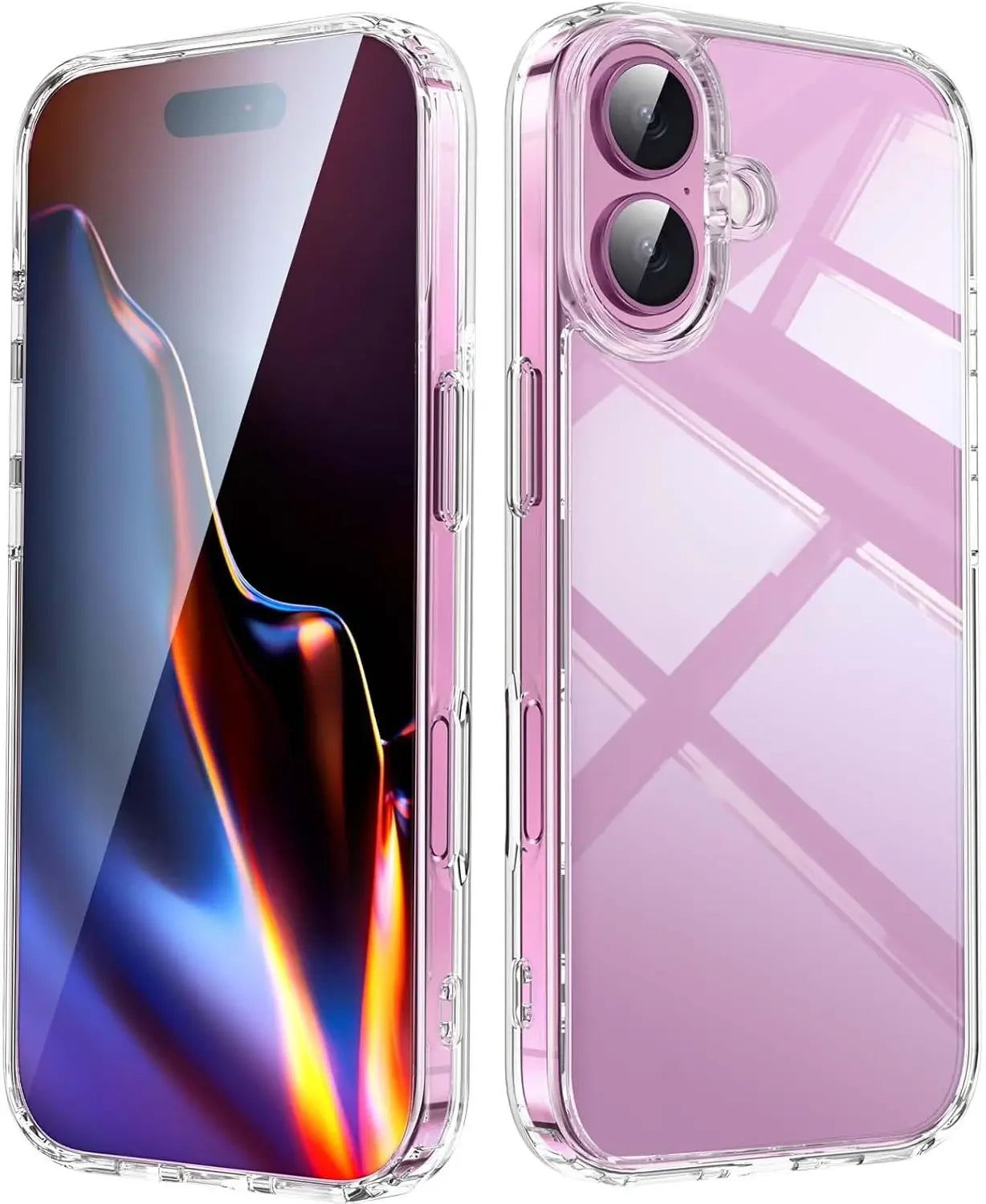 Crystal Clear Case For iPhone 17/17Promax/17 Pro/17 Air Shockproof Protective Phone Cover HD Transparent Hard PC Bumper Shell