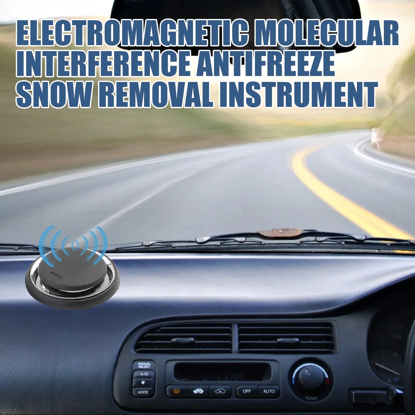 Solar-Powered Car Ice Remover Melting Snow Prevent Freezing Winter Efficient Deicing Tool Windshield Snow Removal Device