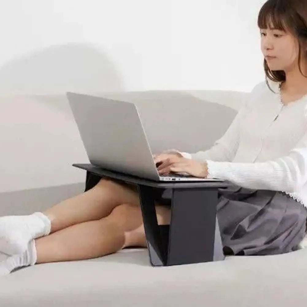 Multi functional foldable laptop stand, book desk,tablet stand,food tray,waterproof and moisture-proof,essential for lazy people