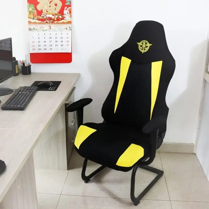 New Gaming Chair Cover Universal Soft Elasticity Polar Fleece Armchair Slipcovers Elastic Breathable Dustproof Chair Protector