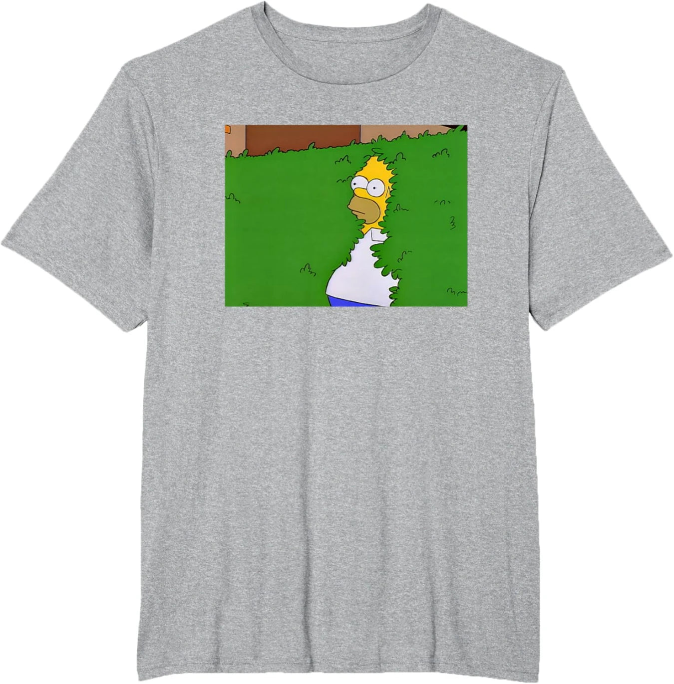 The Simpsons Homer Hedge Meme T-Shirt Small S-4XL  Tee Santa Tee Funny Graphic Tee Retro Summer Man Woman