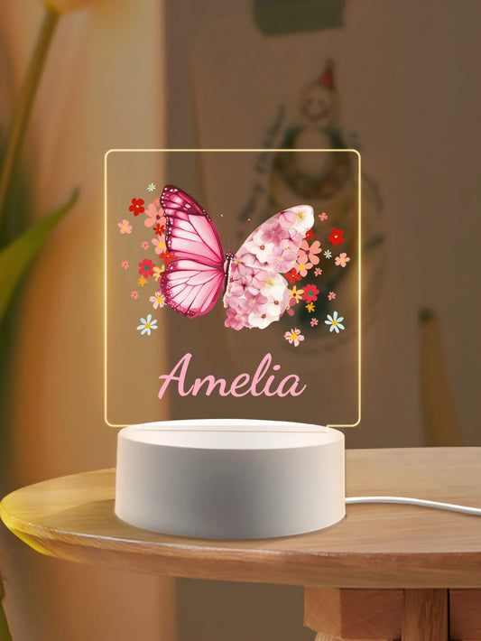 3D Light Led Night Light Warm Light Birthday Gift Decoration Table Lamp Night, Valentine's Day Decoration Fashion, Cute, Colorful Customization, Personalized, Unique Ideal Gift for Her Friends, Sons, Daughters, School Student