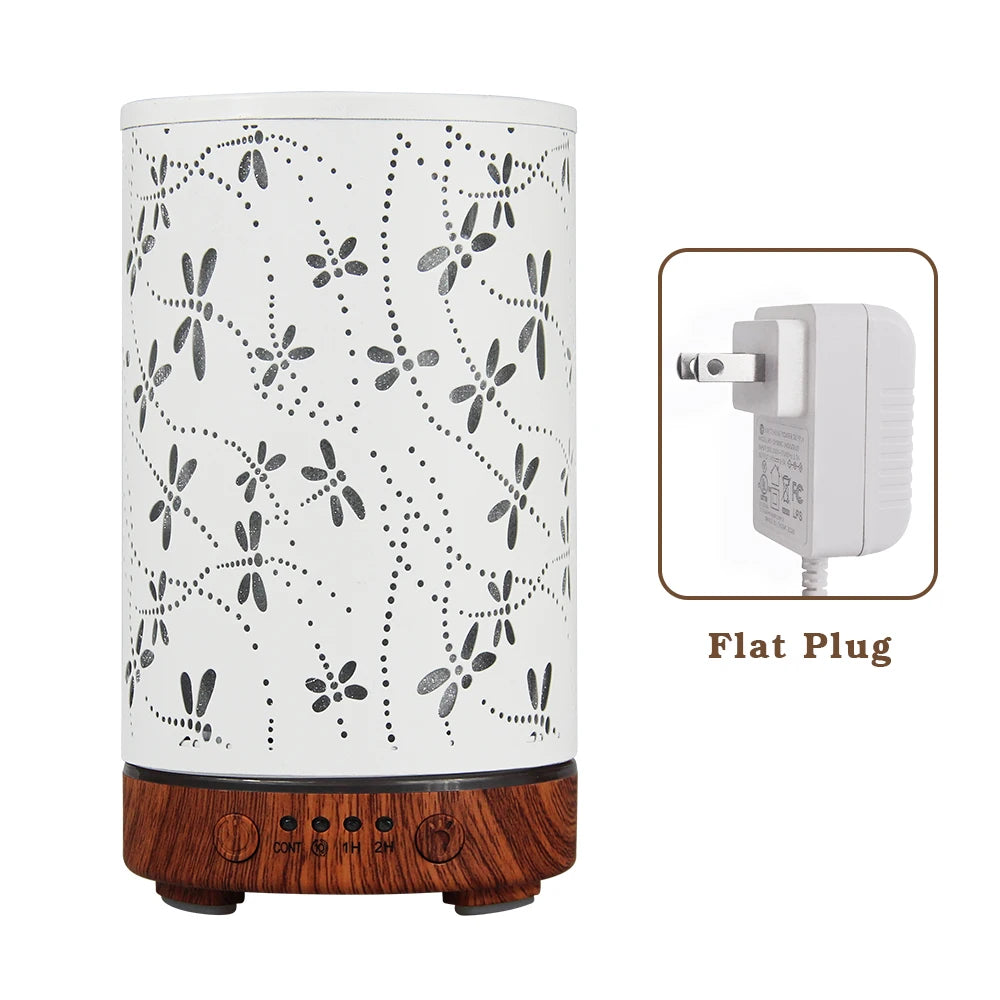 Essential Oil Diffuser 100ML Aroma Diffuser Cool Mist Humidifiers Dragonfly Scent Diffuser with Auto Shut-Off Protection
