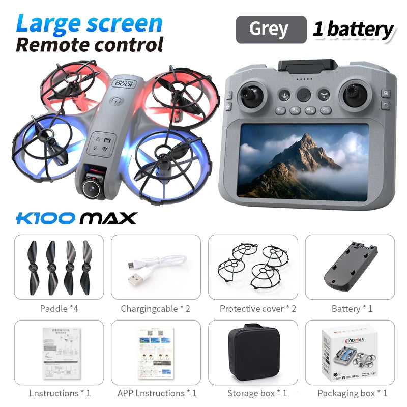 2026 New K100 MINI Drone 8K GPS Professional HD Aerial Photography Remote Control Aircraft HD Dual Camera Quadcopter child Gift