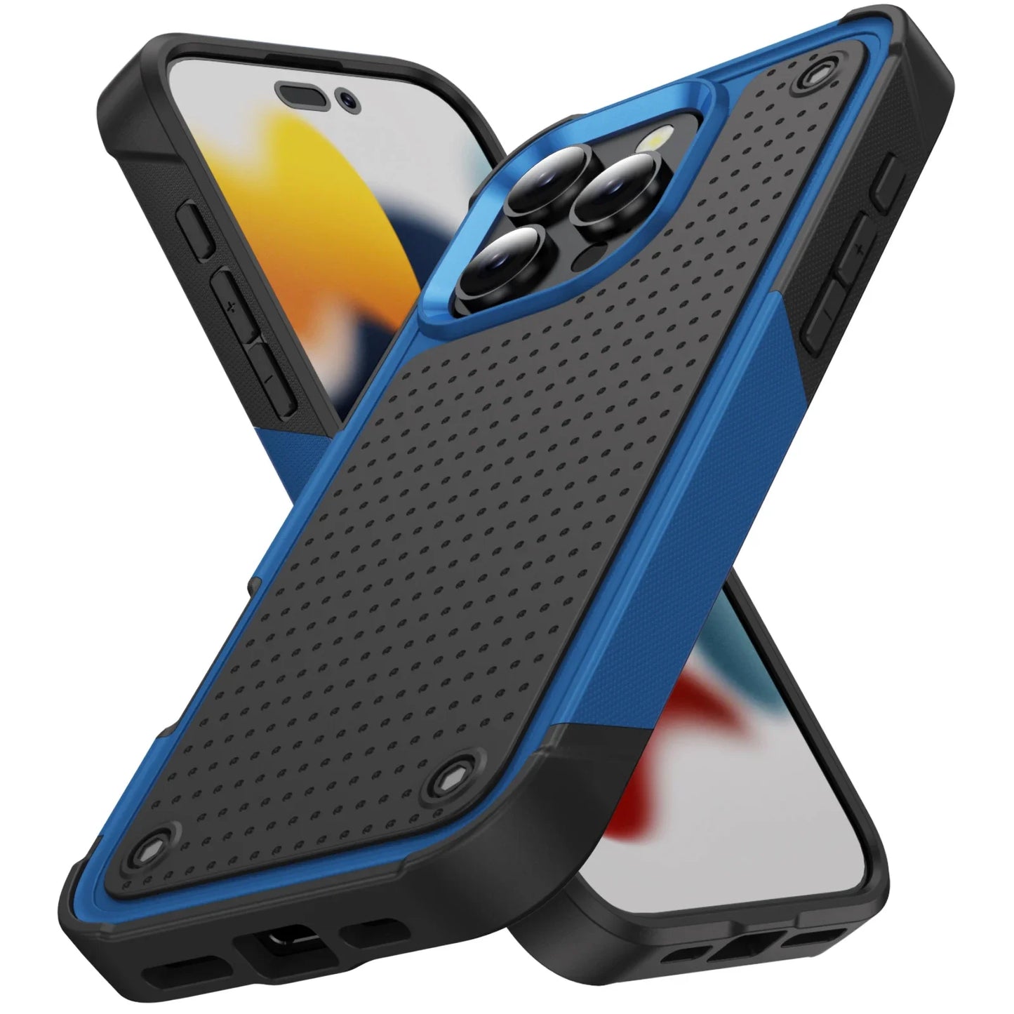 Hybrid Rugged Armor Shockproof Phone Case For iPhone 11 12 13 14 15 16 Pro Max XS XR 8 7 Plus Hard Plastic Frame TPU Back Cover