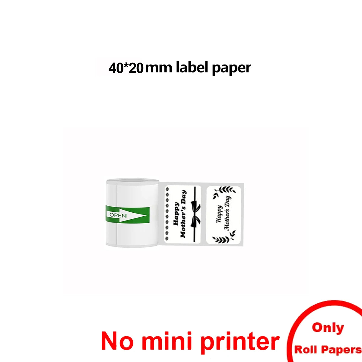 Mini portable thermal label printing machine - suitable for small businesses, offices, and homes, mobile wireless label barcode
