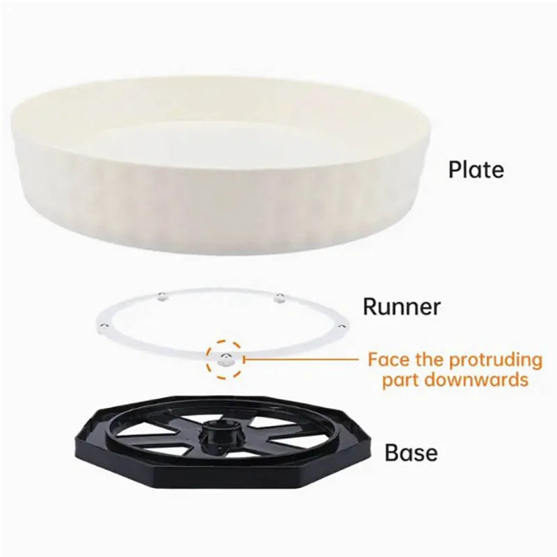 Rotating Spice Rack Organizer For Kitchen Cosmetics Storage Convenient and Space-Saving Solution for Apartments & College Dorms