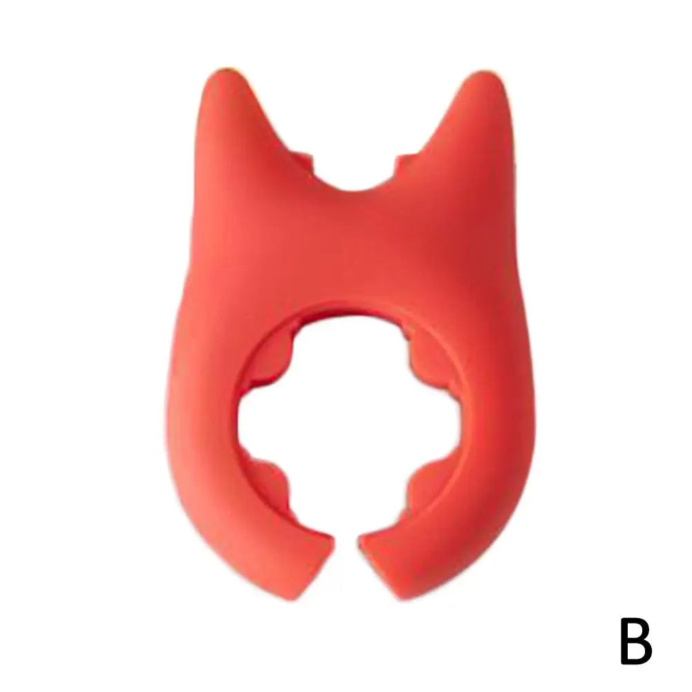 Portable Silicone Anti-overflow Pot Lid Clip Anti-scalding Spoon Holder Support Rack Kitchen Universal Spatula Bracket Clip