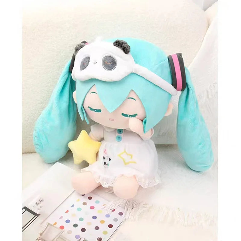 Anime Hatsune Miku Plush Doll Cartoon Peripherals Cute Sleep Accompany Doll Soft Toy Girls Birthday Gifts