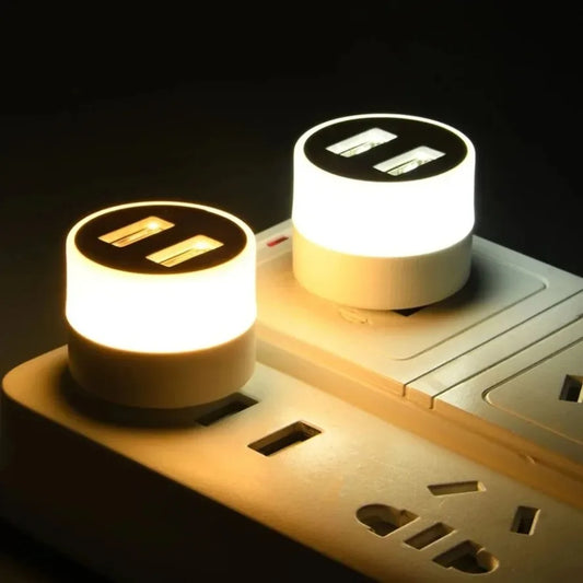 LED USB Book Lamp USB Light Eye Protection Reading Light Computer Reading Lamp Mobile Power Charging Book Lamps Mini Night Light