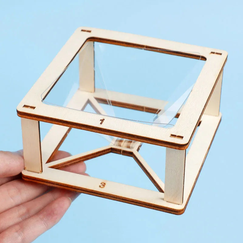 3D holographic projector scientific production of children's handmade puzzles DIY experimental materials small production toys