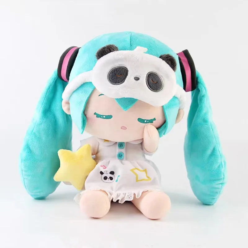 Anime Hatsune Miku Plush Doll Cartoon Peripherals Cute Sleep Accompany Doll Soft Toy Girls Birthday Gifts