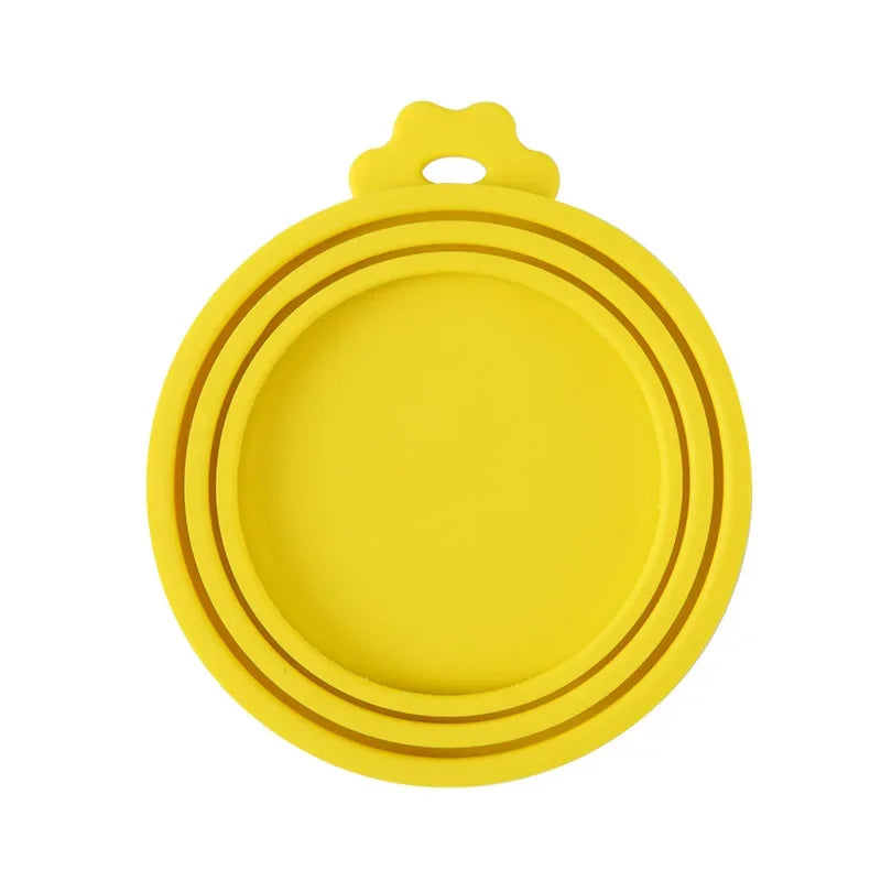 Silicone Canned Lid Sealed Feeders Food Can Lid For Puppy Dog Cat Storage Top Cap Reusable Cover Lid Health Pet Daily Supplies