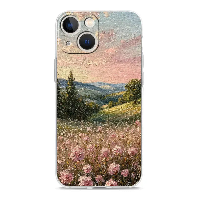 Phone Case For iPhone 17 Cases iPhone Air 16 15 12 13 14 Pro Max 15 Plus 16Pro iPhone11 Cover Garden Paint Art Vincent van Gogh