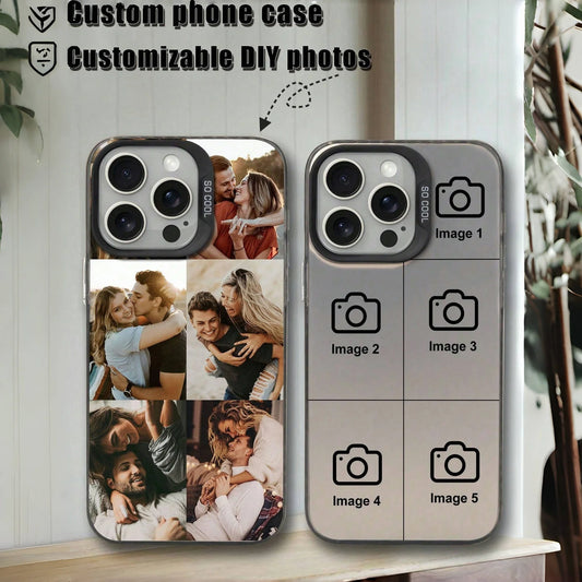 DIY Multi Photo Customized IMD Case For iPhone 17 17Air 16 16E 15 14 13 12 11Pro Max Mini SE 2020 2022 XS XR 7 8 Plus back cover