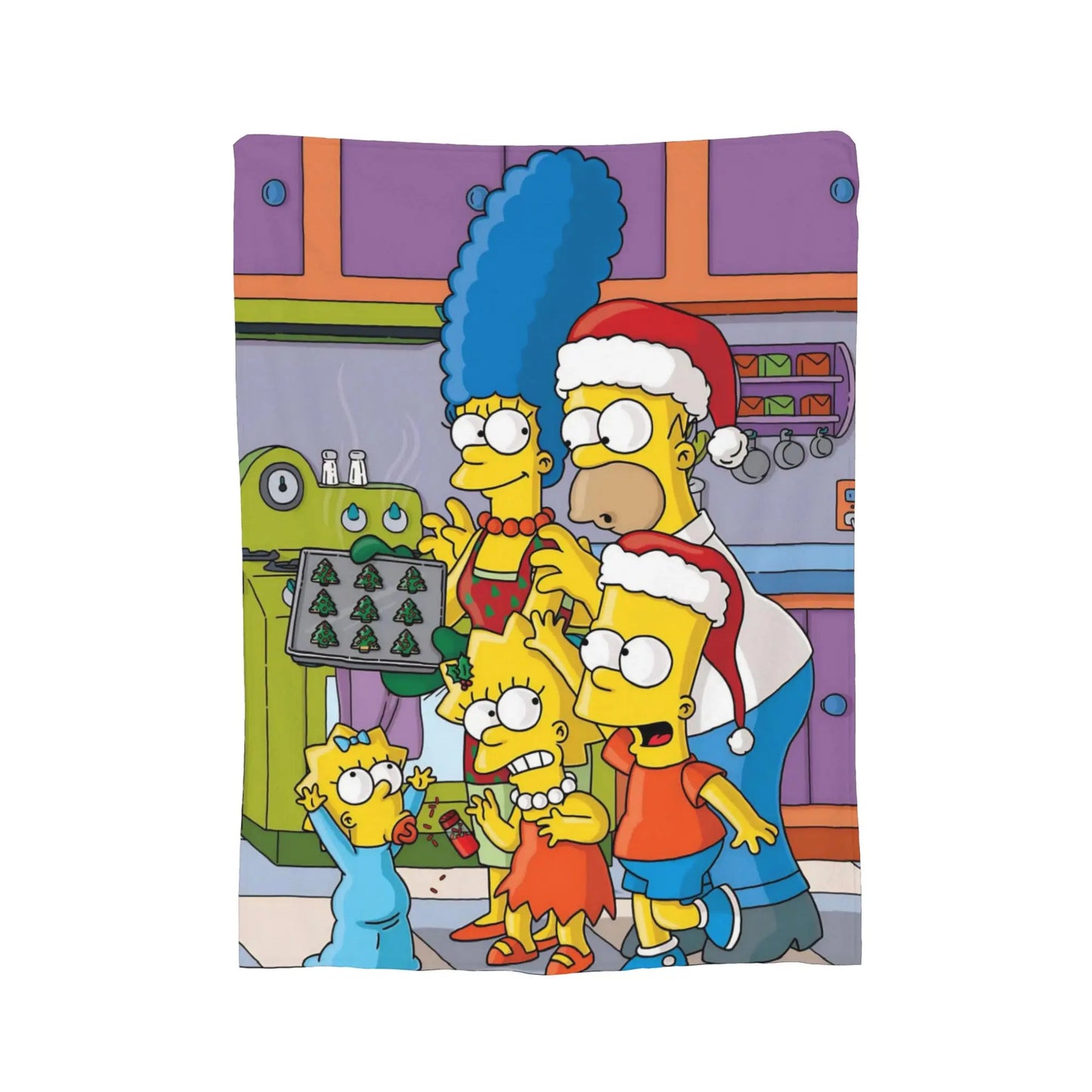Cartoon The S-Simpsons Homer  Flannel Throw Blankets Blankets for Bed Office Soft Quilt,