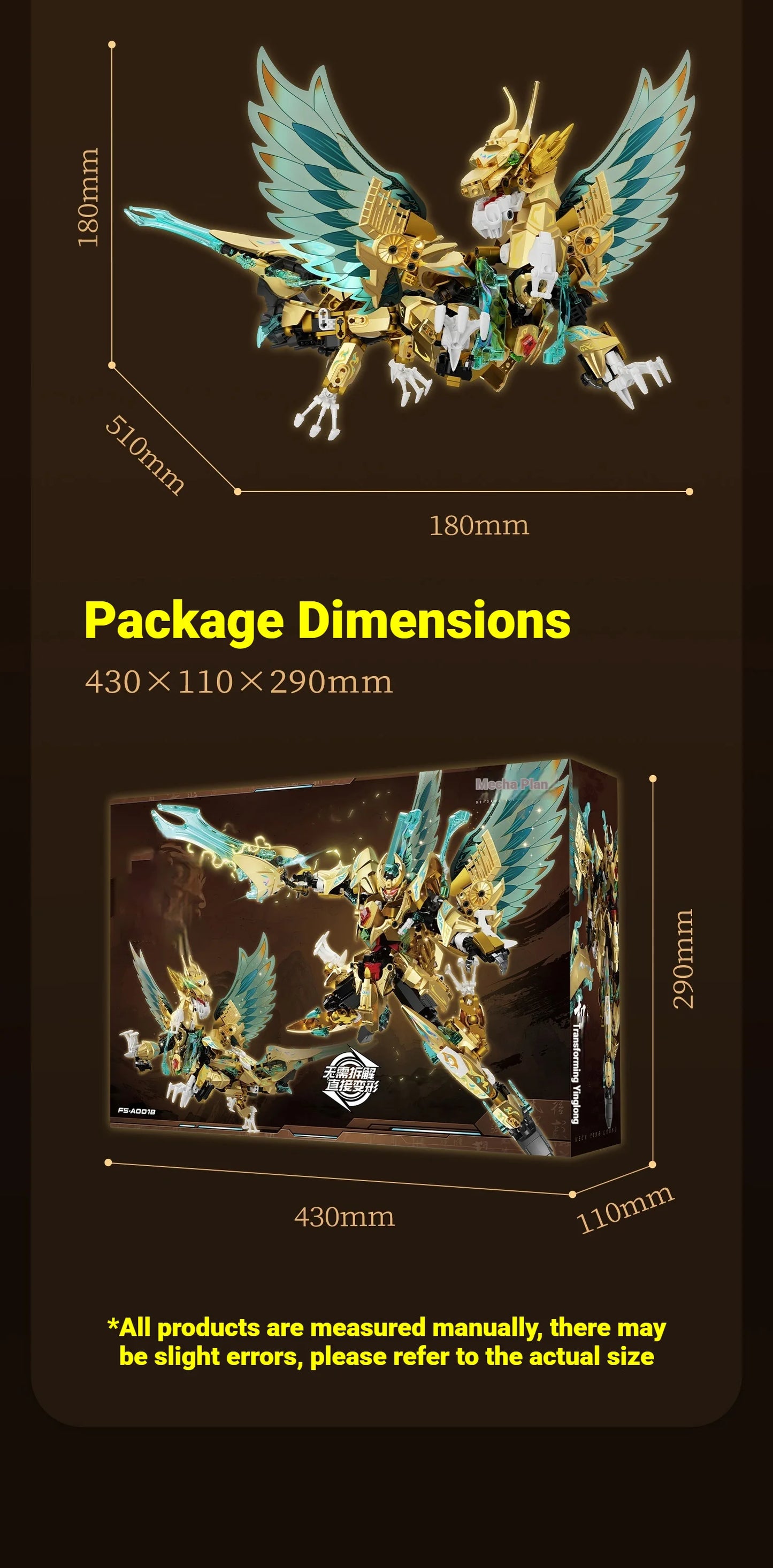 Robot building blocks set, mecha toy model, assembly, home decoration, dual-mode educational toy, birthday gift for boys.