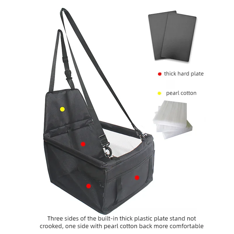 Foldable Car Dog Seat – Safe, Comfortable & Portable Foldable Car Dog Seat – Premium Pet Supplies for Travel, Easy to Store & In