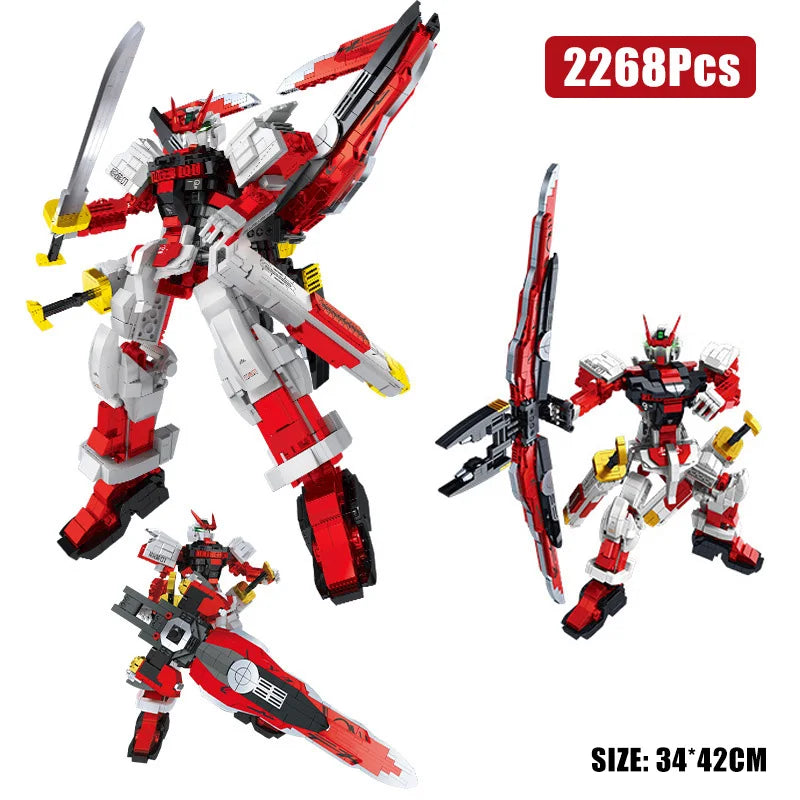 Cyber Mecha Model Building Blocks - Storm Freedom Ancestor Mechanical Robot Assembly Kit for Kids & Adults