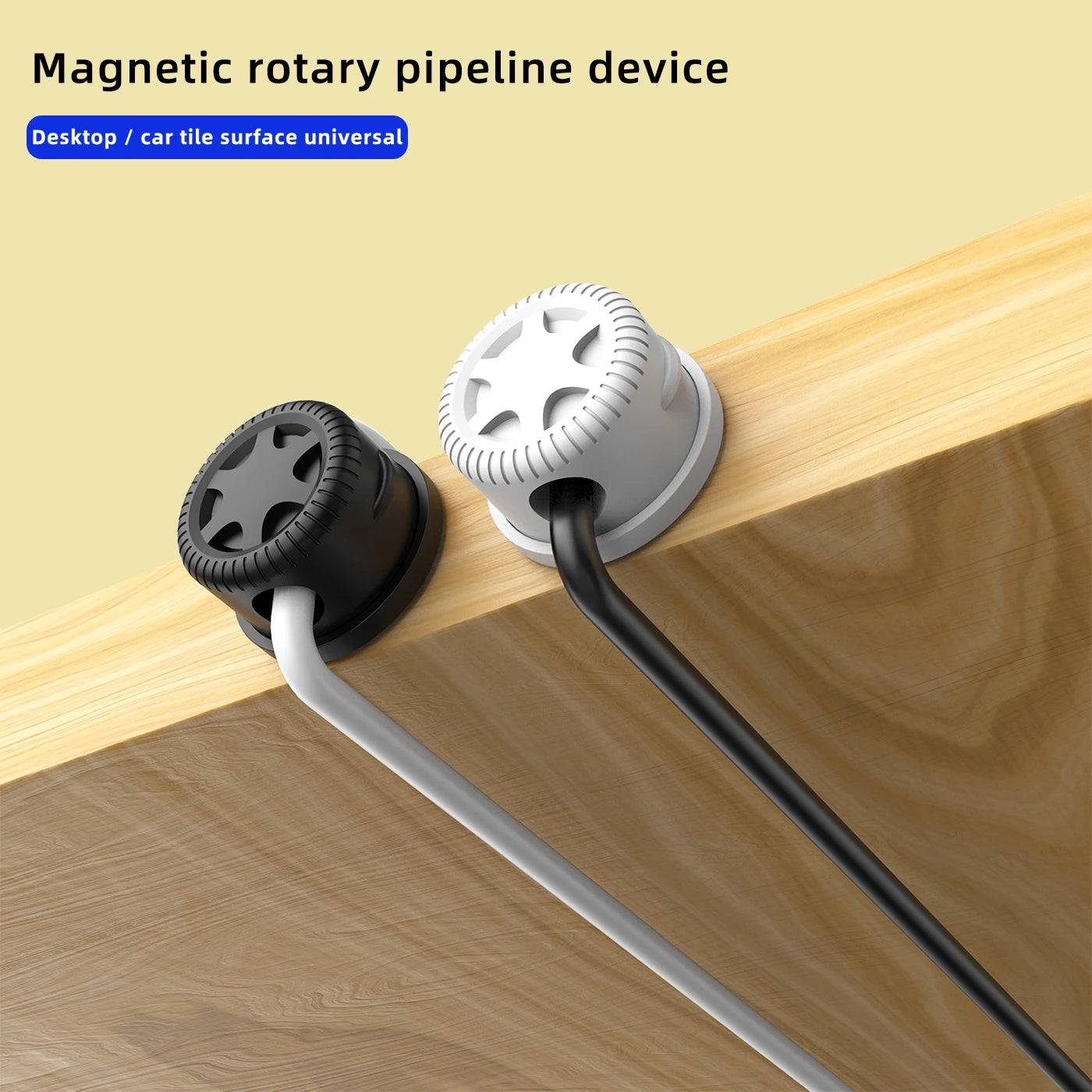 Magnetic Cable Organizer Adjustable Cable Clips Holder Adhesive Wire Keeper Cord Management for Car Home Office Under Desk