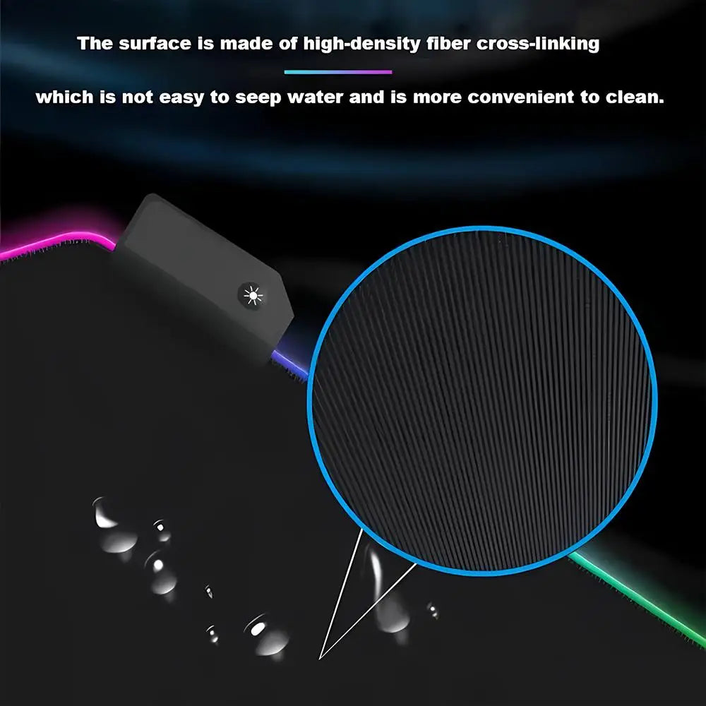 Escape from Tarkov Mouse Pad Animation Games Beautiful RGB Gaming Gamer Large LED Light XXL MousePads Computer Non-slip Decor