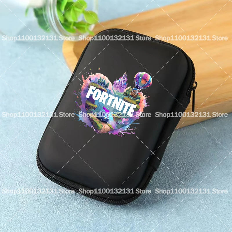 Game Fortnites Storage Bag Cartoon Printed Fortress Night Data Cable Charger Travel Earphone Storage Protective Case Bags Gift