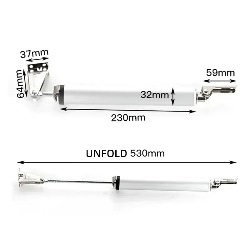 Automatic Spring Door Closer Stop Buffer Speed 90 Degree Positioning Closing Folding Hardware