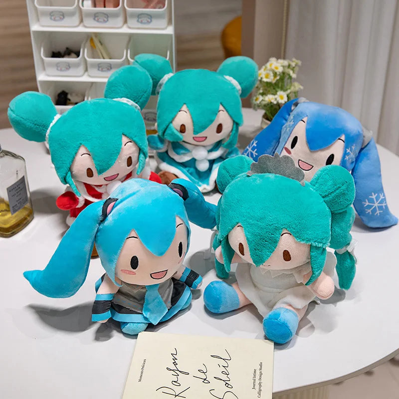 Anime Original Miku Fufu Plush Toys Preciality Collection SEGA Hatsune Miku Spring Onion stuffed dolls Toys Kids Birthday Gifts