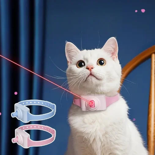 Pet Laser Collar Infrared Line Toy Collar for Cats Self-Entertaining Pet Supplies Suitable for Cat Playtime