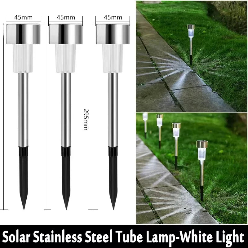 Solar Outdoor Lights Garden Lamp Solar Powered Waterproof Landscape Path Outdoor for Yard Backyard Lawn Patio Decorative Plant