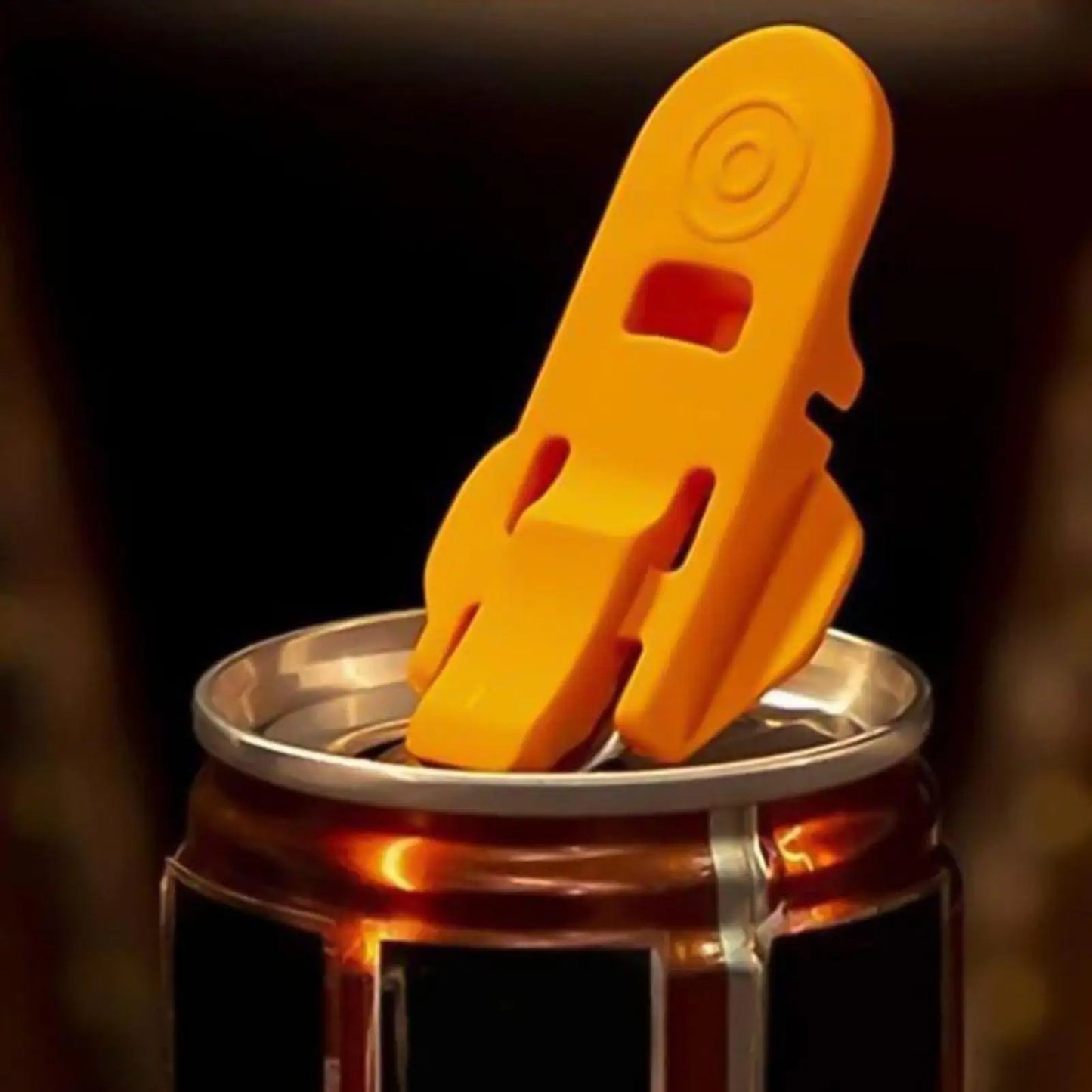 6pcs Opener Manual Soda Beer Can Openers Plastic Beverage Can Cover Protector Colorful Can Tab Cover Can Opener Tool