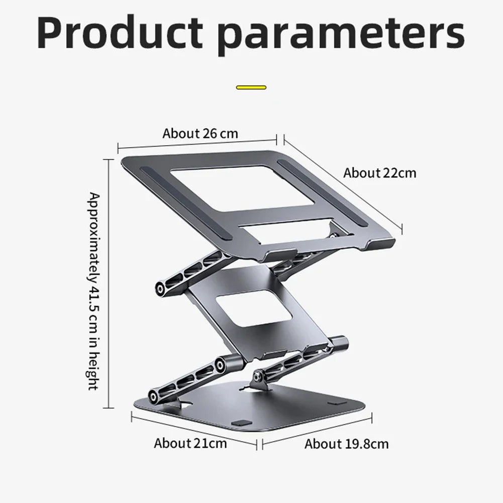 New Foldable Laptop Stand 3 Layer Adjustable Height Metal Notebook Stand Tablet Stand for Laptops/tablets/mobile Phones