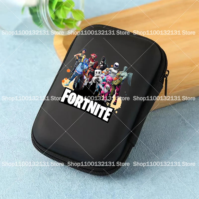 Game Fortnites Storage Bag Cartoon Printed Fortress Night Data Cable Charger Travel Earphone Storage Protective Case Bags Gift