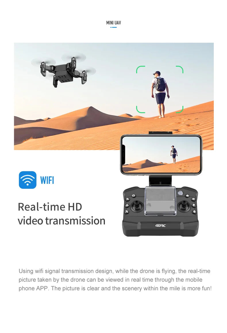 Mini V2 Drone 8k Professional Hd Dual Camera 5G FPV Air Pressure Wifi Remote Control Aircraft Obstacle Avoidance Aerial Drone