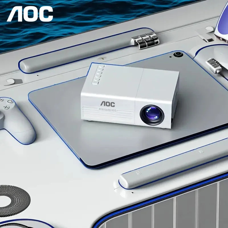 ﻿ AOC Mini Projector TFT LCD 1080P 1920*1080P Wifi Bluetooth Portable Mini Projectors Home Theater Cinema Outdoor proiettore