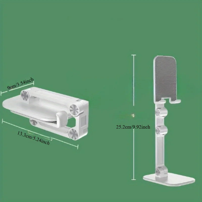 Three Sections Foldable Desk Mobile Phone Holder For iPhone iPad Tablet Flexible Table Desktop Adjustable Cell Smart