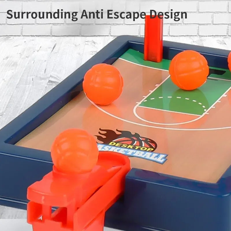 1 PC Basketball Game Mini Desktop Tabletop Portable Travel Or Office Game Set for Indoor Or Outdoor Fun Sports Board Game